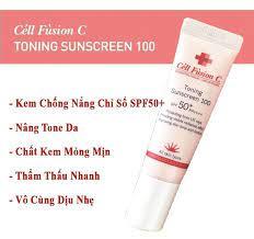 KEM CHỐNG NẮNG CELL FUSION C HỒNG 50ML