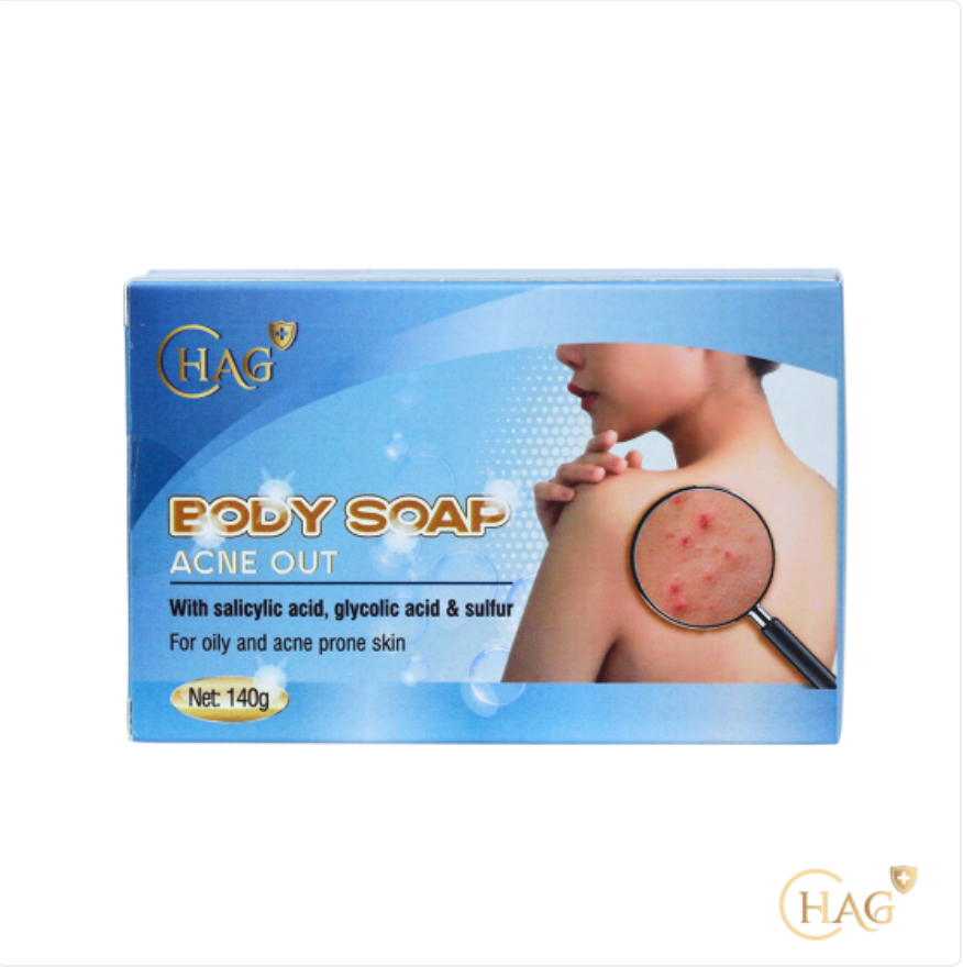 CHAG - Xà phòng điều trị mụn body - 140g