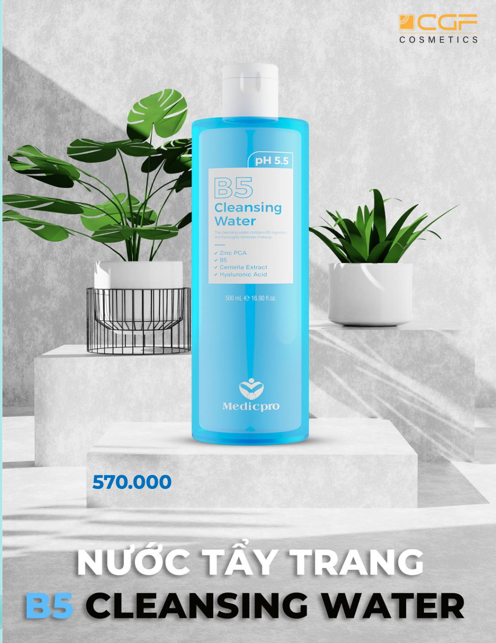 CGF - Nước tẩy trang B5 - 500ml