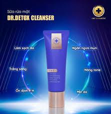 Sữa rửa mặt DR.Detox Cleanser( Công nghệ Thuỵ sĩ ) - 150ml